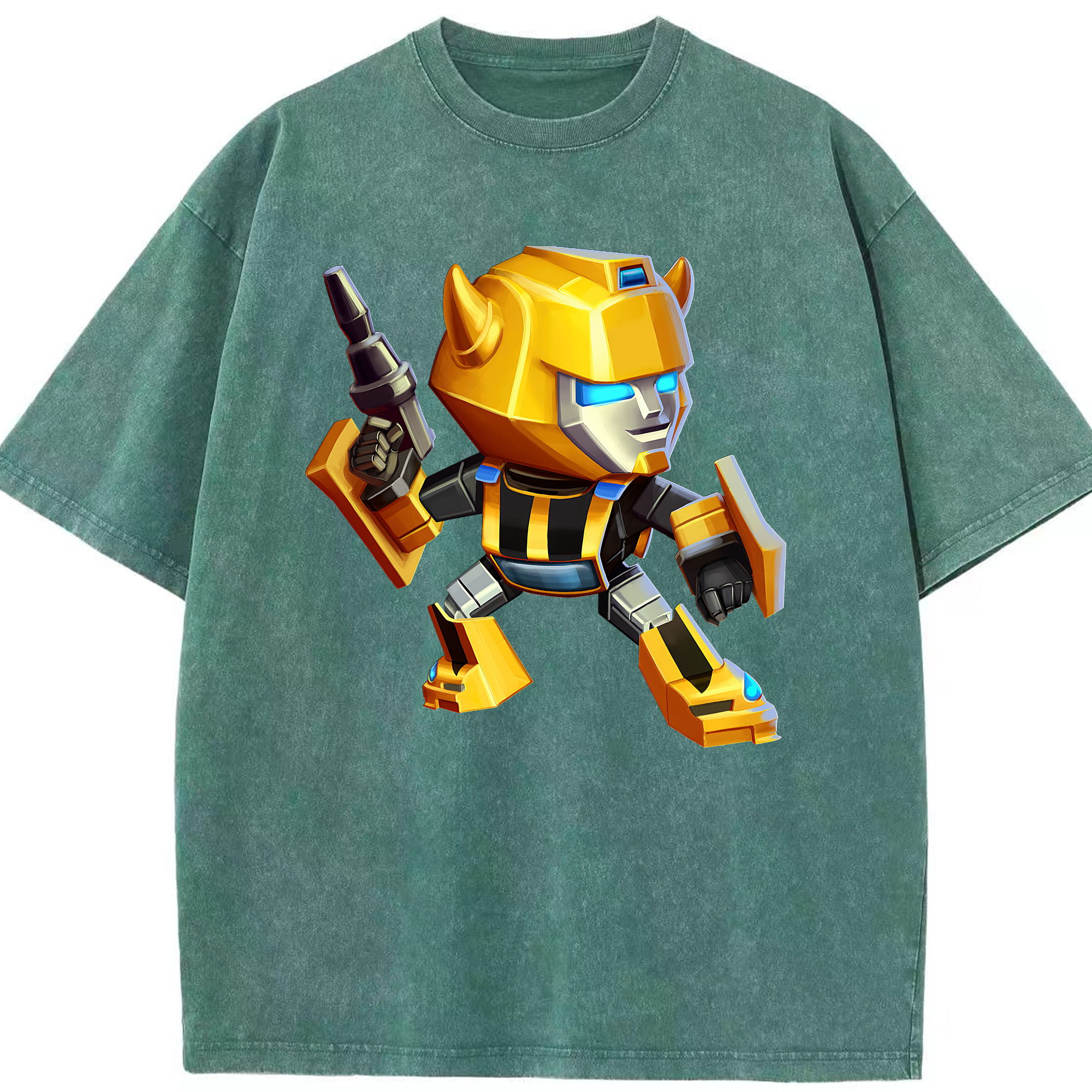 （画像用） Transformers トランスフォーマー 綿100% ヴィンテージ風 半袖Tシャツ（フロントプリント）